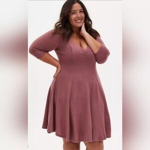 Torrid Fluted Soft Dress